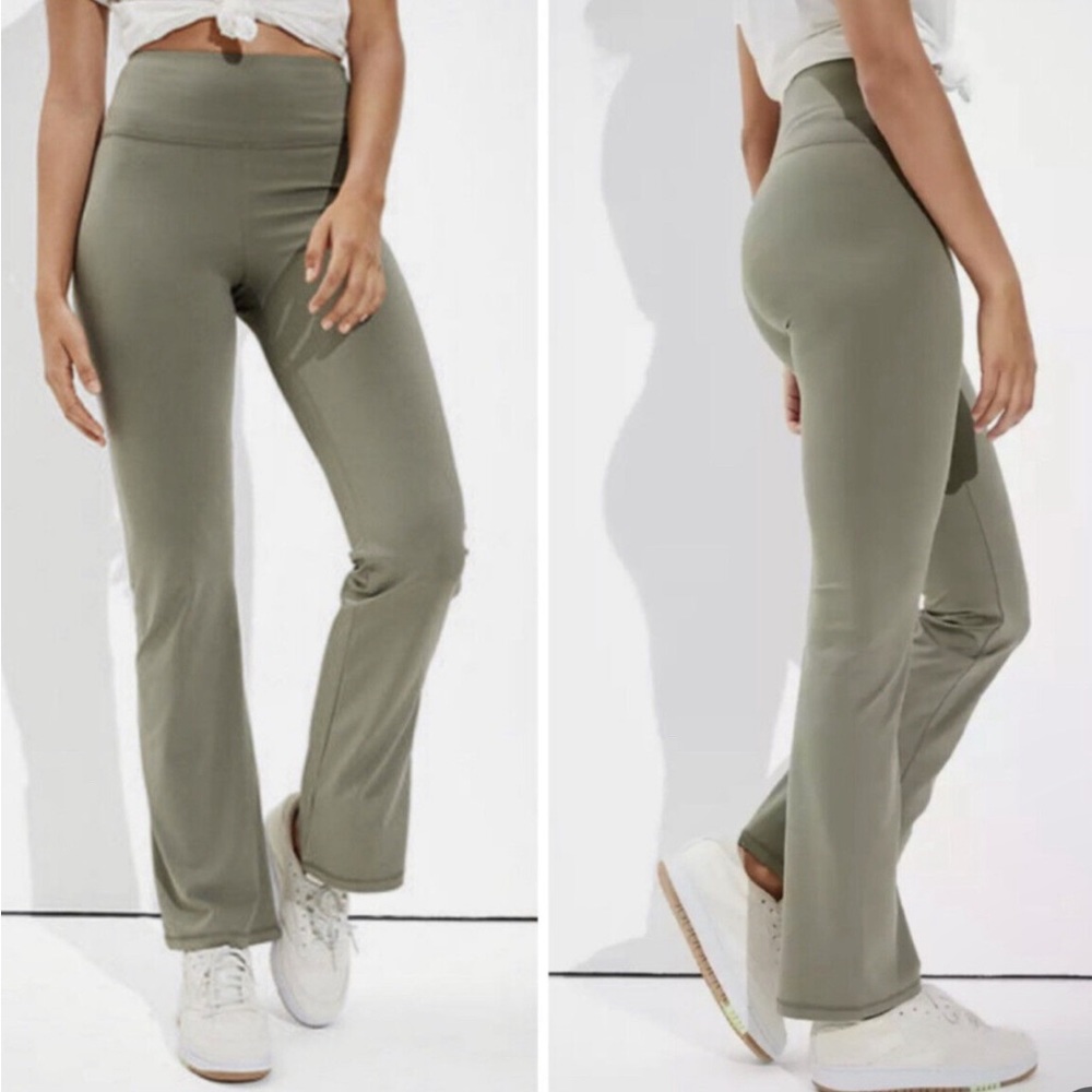 American Eagle XS Cotton Flare Leggings